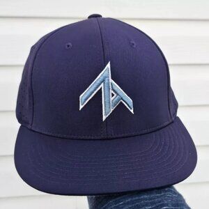 CAPAMERICA Premium Line Men Hat Sport Baseball FLEXFIT Cap Navy Hat Size S - M